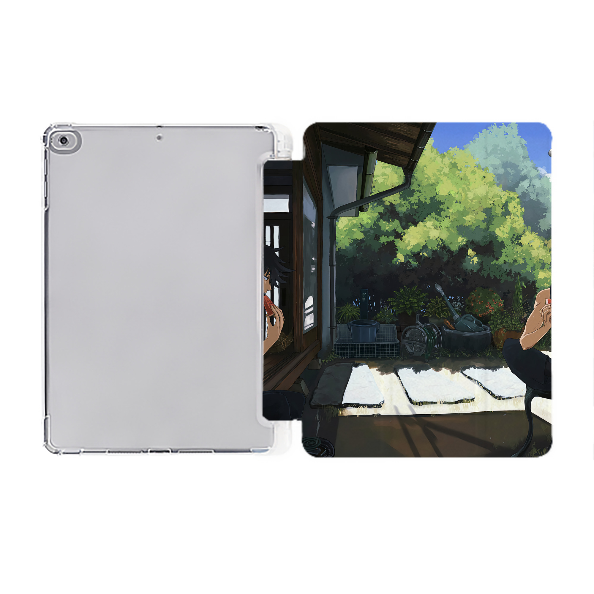（画像用） SPY×FAMILY间谍家家酒 IPad ケース ペン収納付き 三つ折りスタンド PUレザー×シリコン 対応機種9.5/10.5/10.9インチ